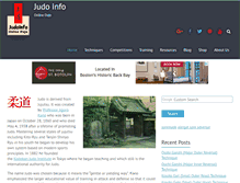 Tablet Screenshot of judoinfo.com